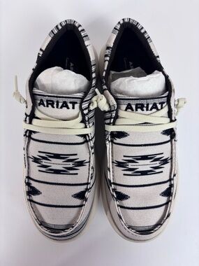 Ariat Hilo Canvas Slip-Ons Southwestern Chimayo Lightweight Casual Shoes Size 6